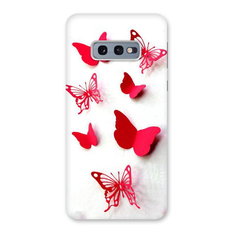Red Butterflies Back Case for Galaxy S10e