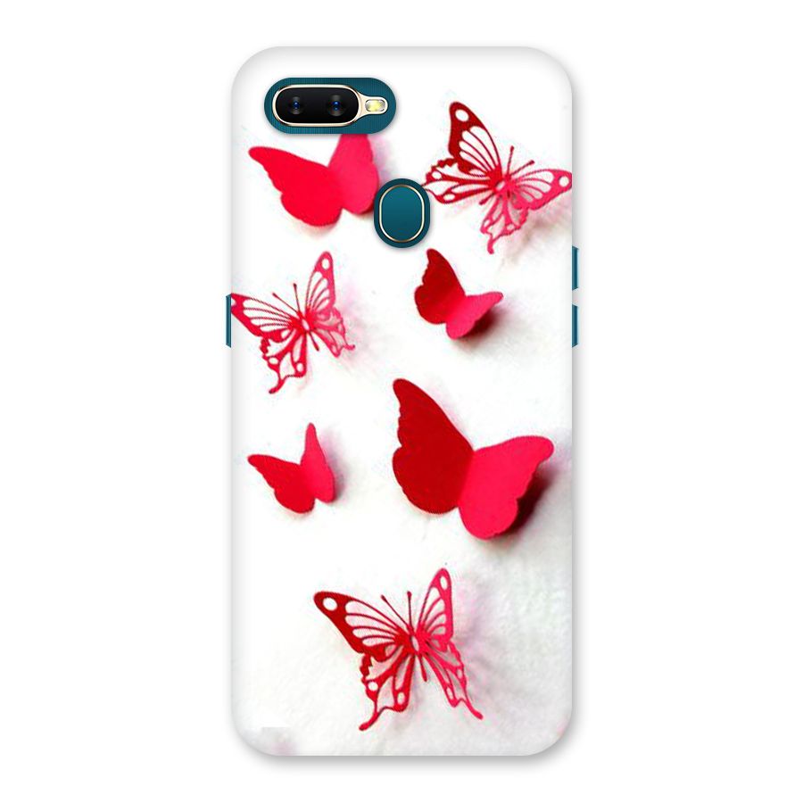 Red Butterflies Back Case for Oppo A11k