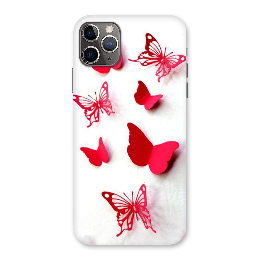Red Butterflies Back Case for iPhone 11 Pro Max