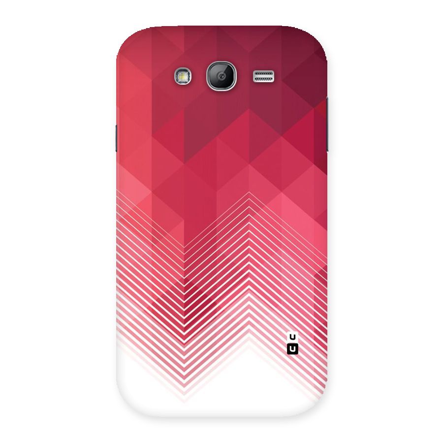 Red Chevron Abstract Back Case for Galaxy Grand