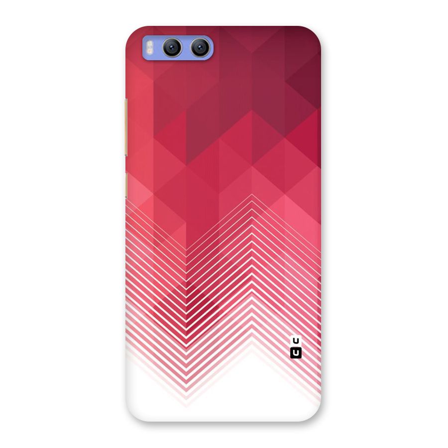 Red Chevron Abstract Back Case for Xiaomi Mi 6