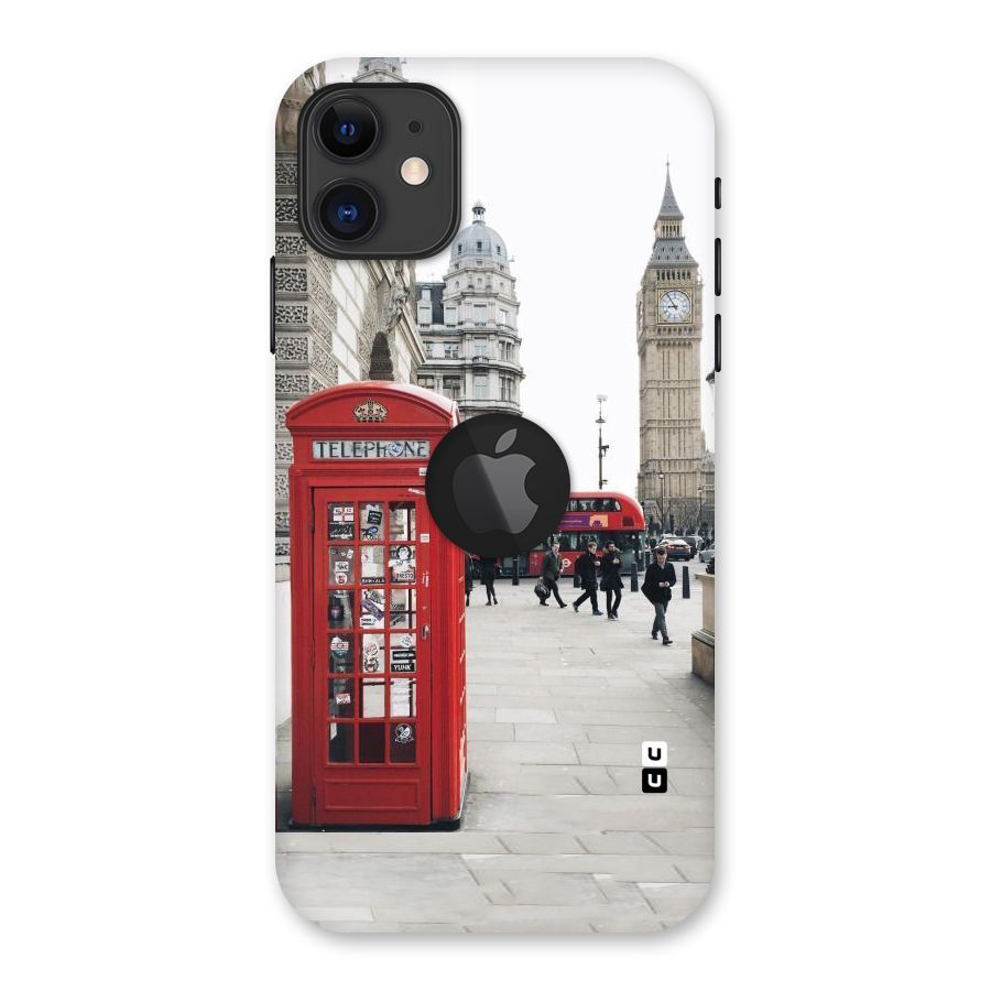 Red City Back Case for iPhone 11 Logo Cut