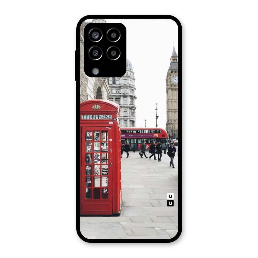 Red City Glass Back Case for Galaxy M33