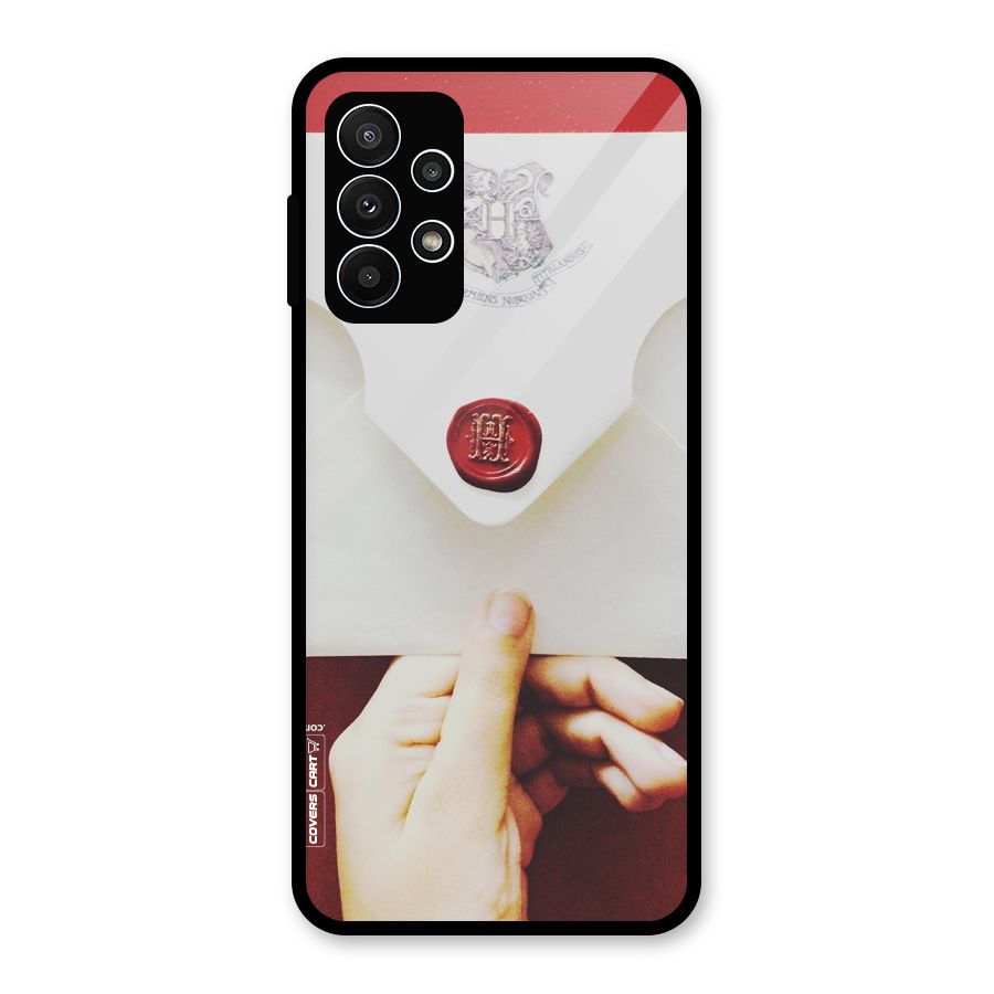 Red Envelope Glass Back Case for Galaxy A23