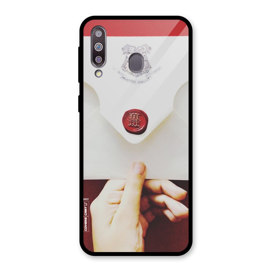 Red Envelope Glass Back Case for Galaxy M30