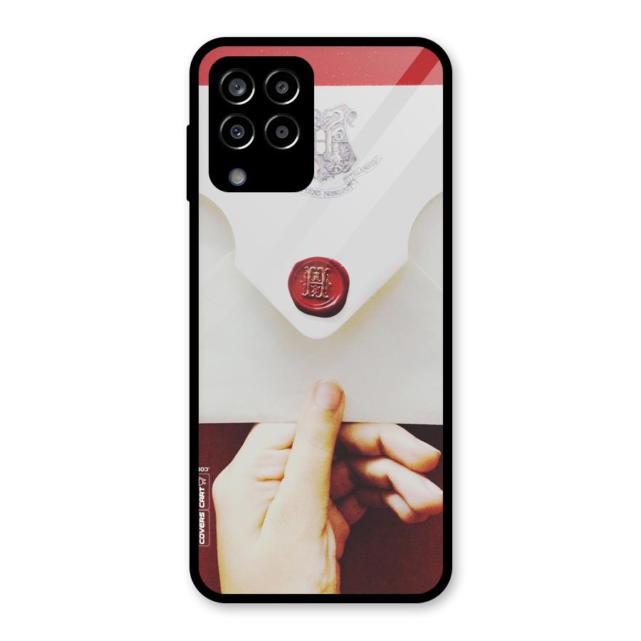 Red Envelope Glass Back Case for Galaxy M33