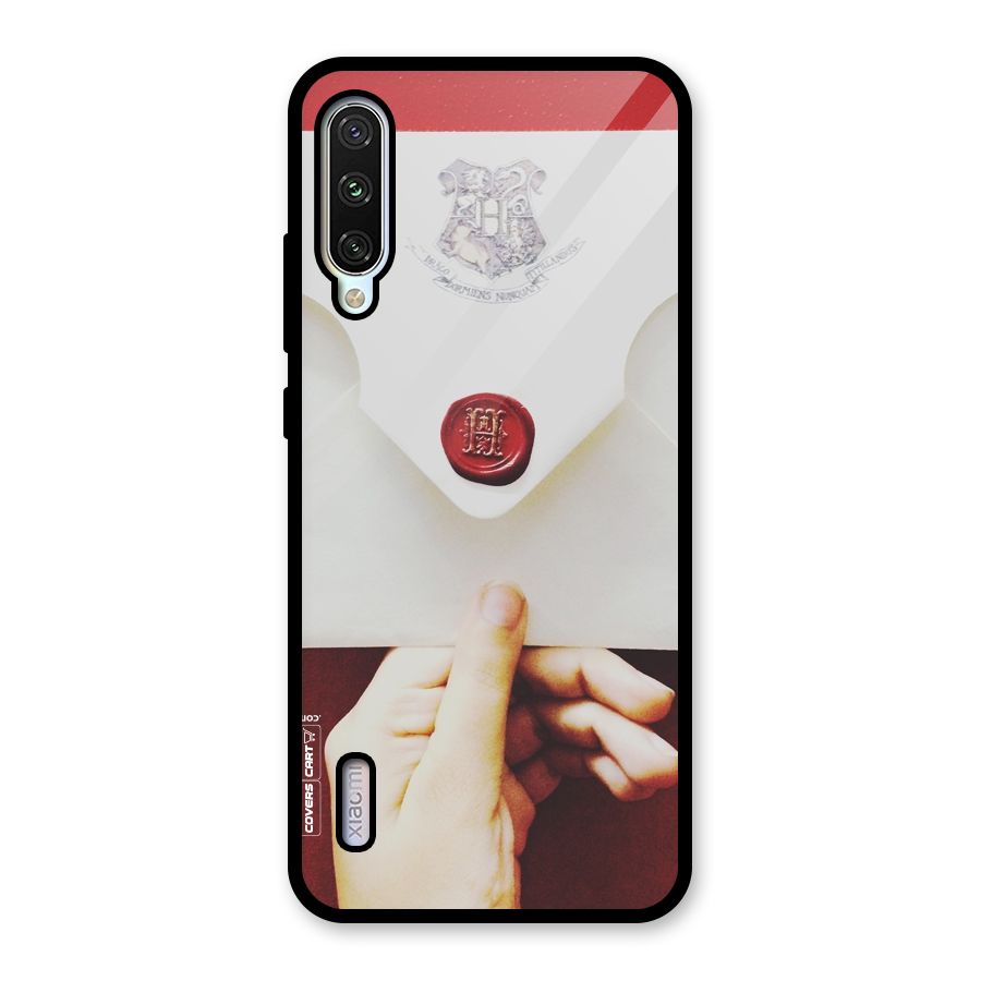 Red Envelope Glass Back Case for Mi A3