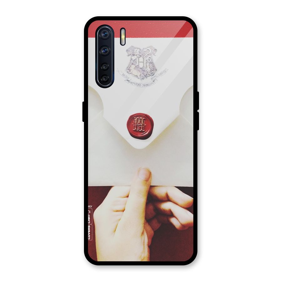 Red Envelope Glass Back Case for Oppo F15