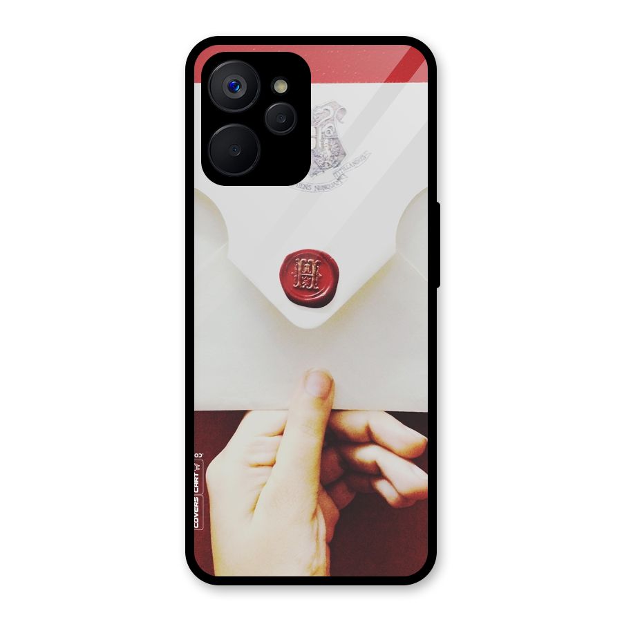 Red Envelope Glass Back Case for Realme 9i 5G