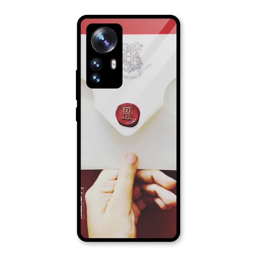 Red Envelope Glass Back Case for Xiaomi 12 Pro