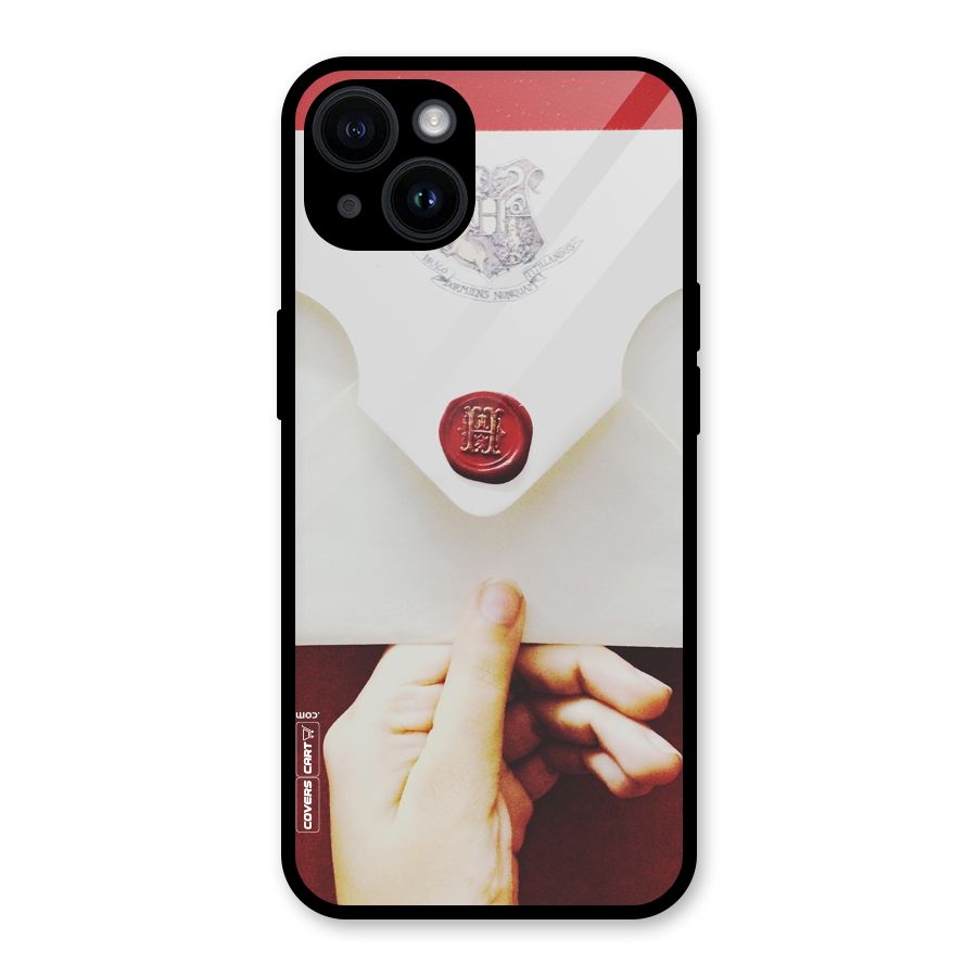 Red Envelope Glass Back Case for iPhone 14