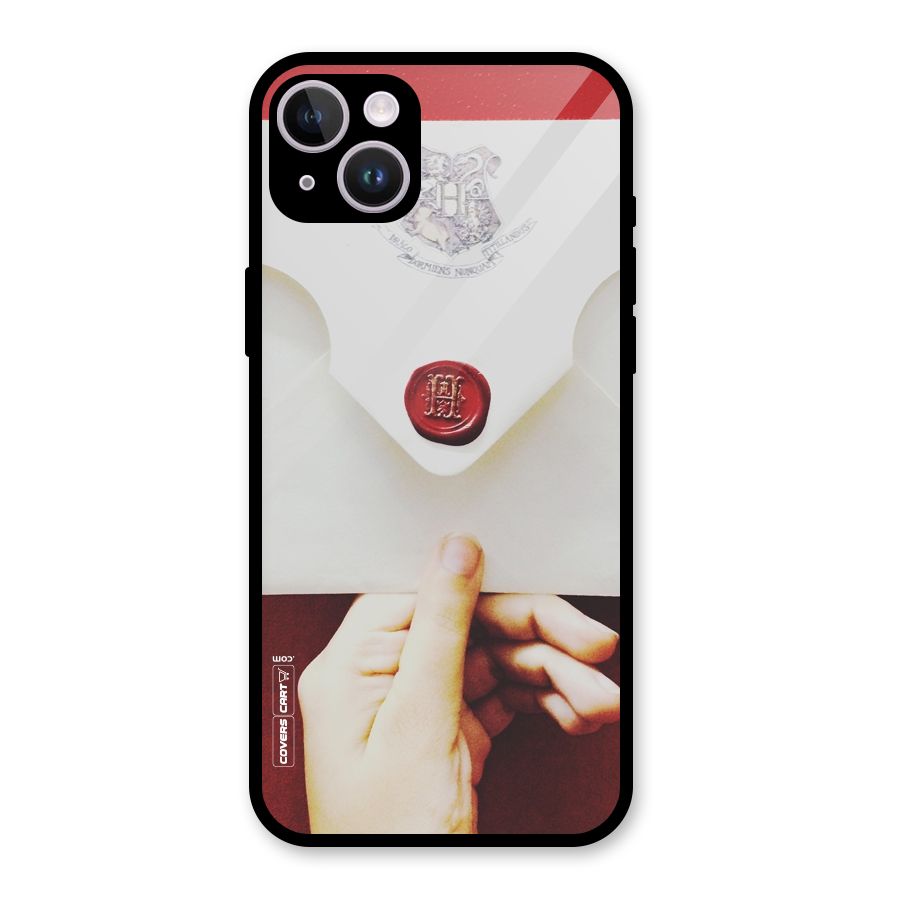 Red Envelope Glass Back Case for iPhone 14 Plus