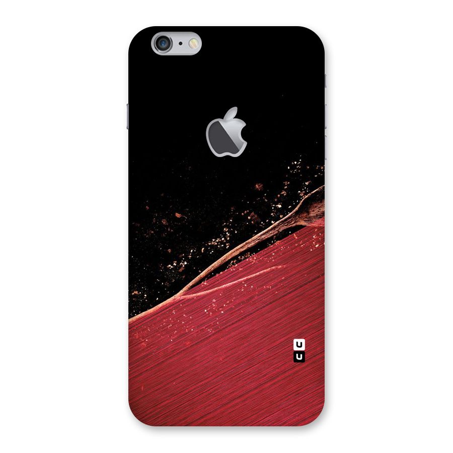 Red Flow Drops Back Case for iPhone 6 Plus 6S Plus Logo Cut