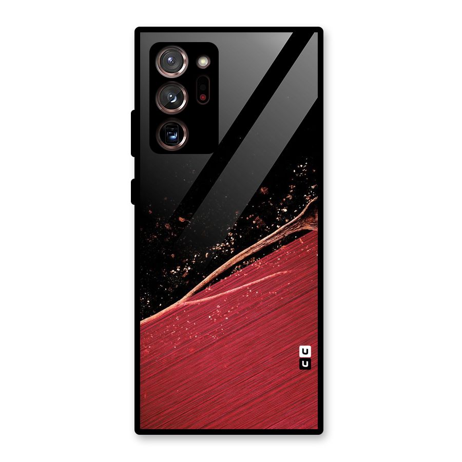 Red Flow Drops Glass Back Case for Galaxy Note 20 Ultra 5G
