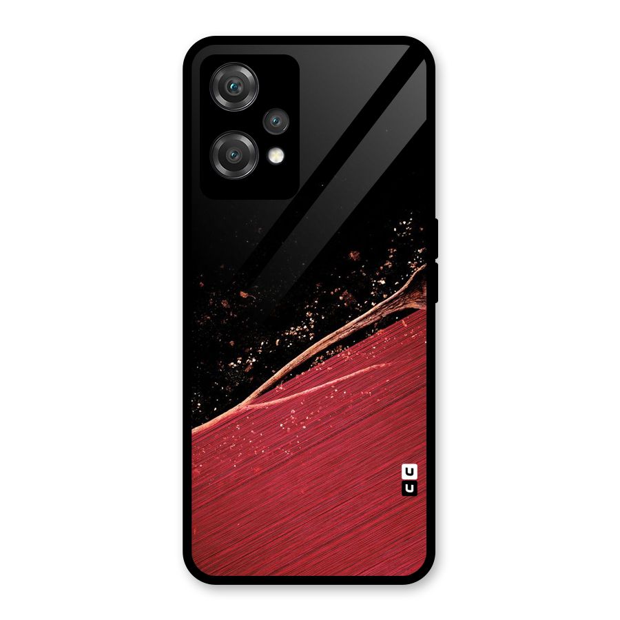 Red Flow Drops Glass Back Case for OnePlus Nord CE 2 Lite 5G