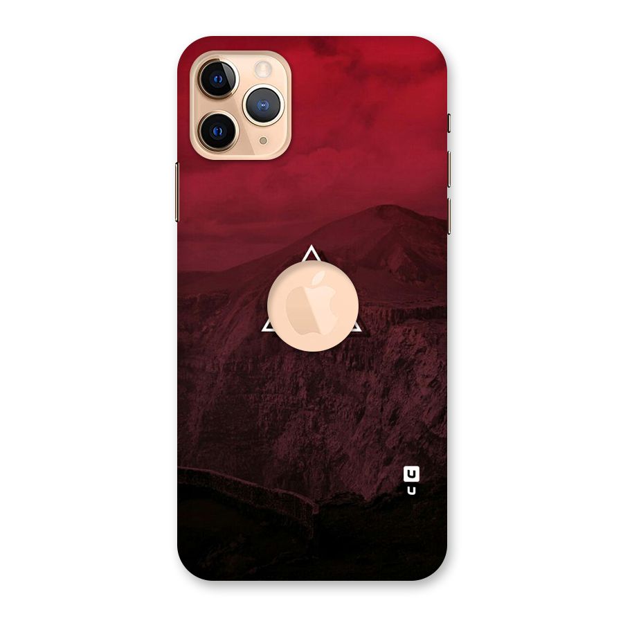 Red Hills Back Case for iPhone 11 Pro Max Logo Cut