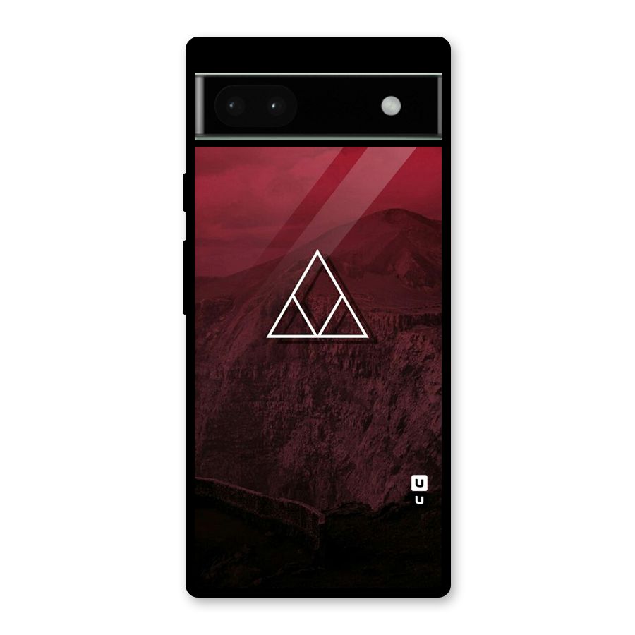 Red Hills Glass Back Case for Google Pixel 6a