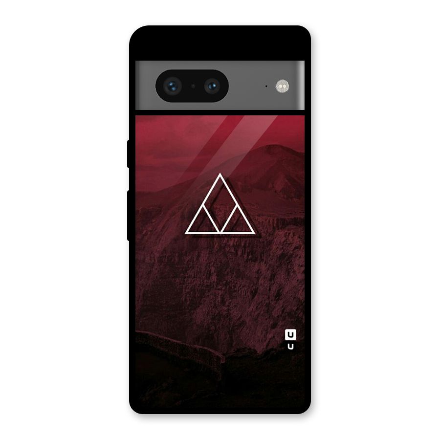 Red Hills Glass Back Case for Google Pixel 7
