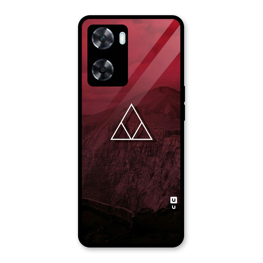 Red Hills Glass Back Case for Oppo A77