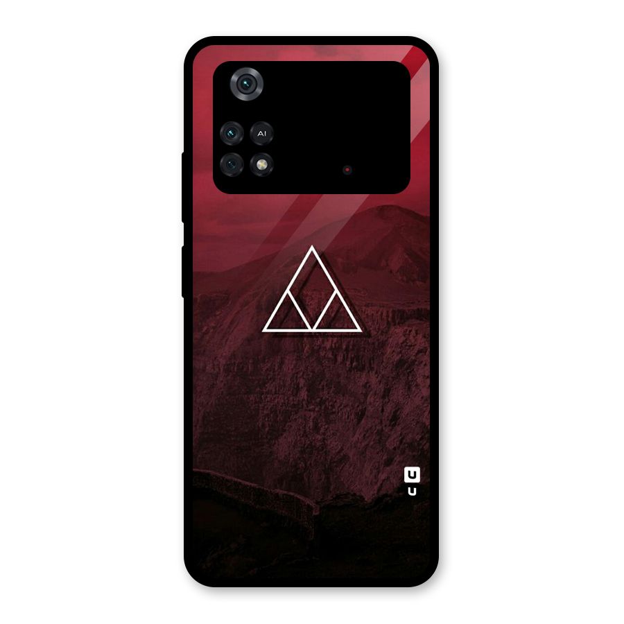 Red Hills Glass Back Case for Poco M4 Pro 4G