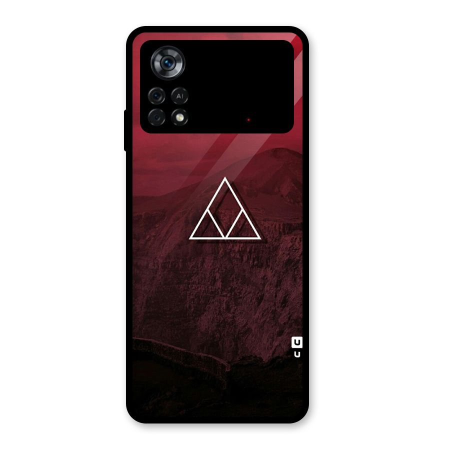 Red Hills Glass Back Case for Poco X4 Pro 5G