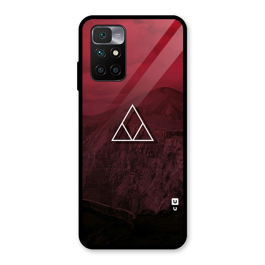 Red Hills Glass Back Case for Redmi 10 Prime