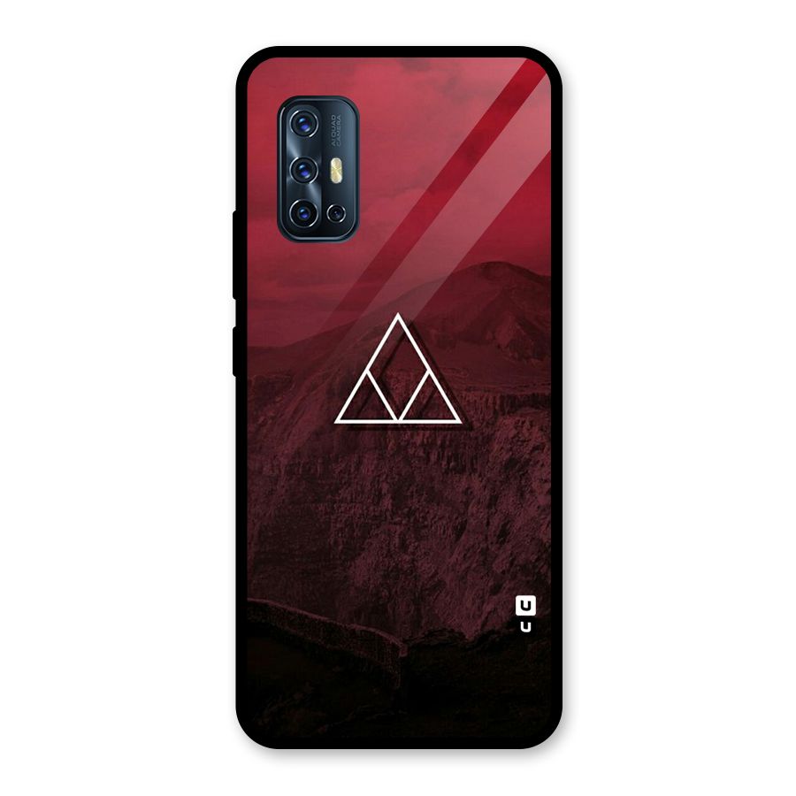 Red Hills Glass Back Case for Vivo V17