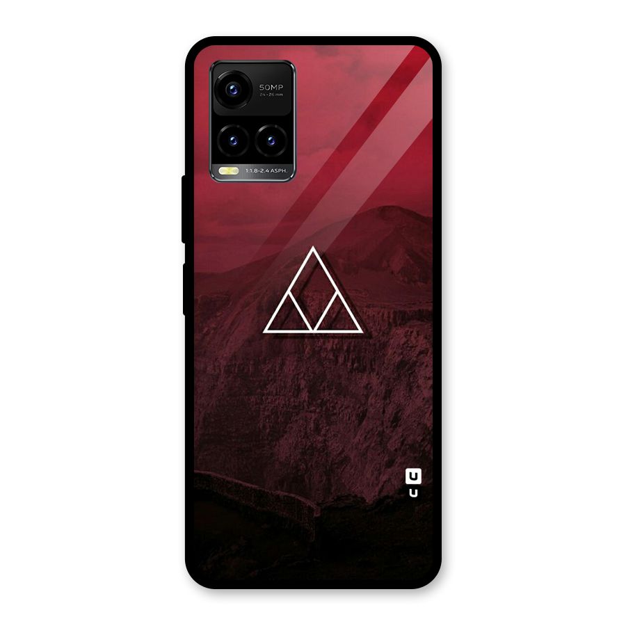 Red Hills Glass Back Case for Vivo Y21T