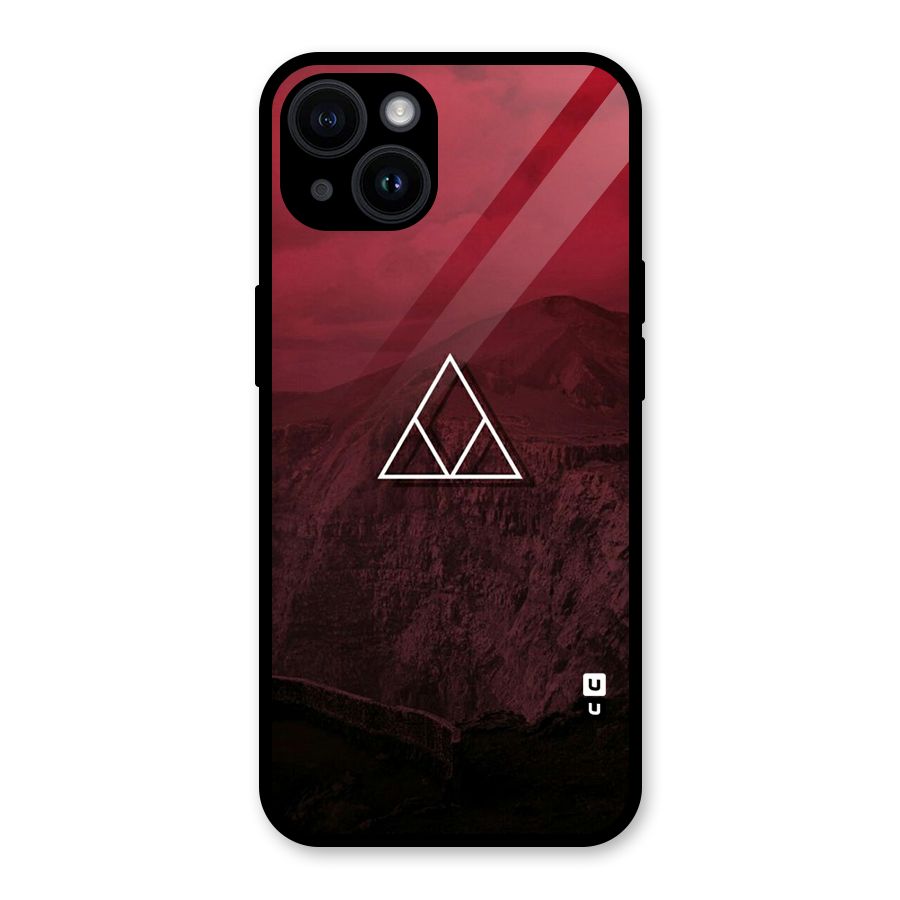 Red Hills Glass Back Case for iPhone 14