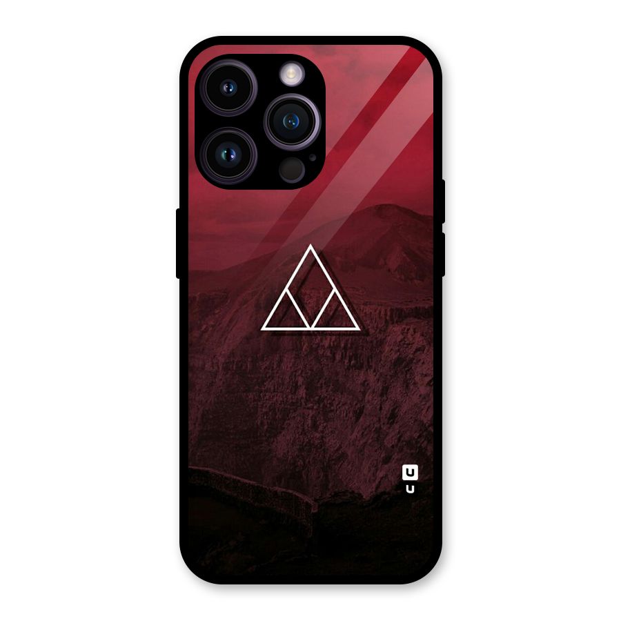 Red Hills Glass Back Case for iPhone 14 Pro Max