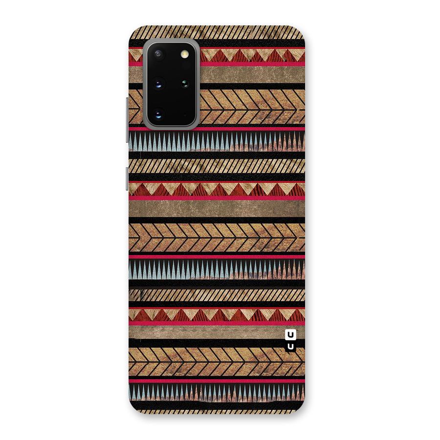 Red Indie Pattern Back Case for Galaxy S20 Plus