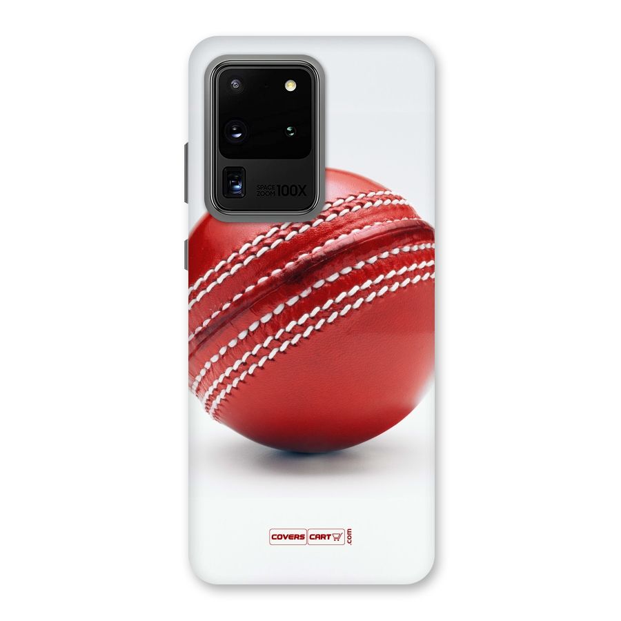 Red International Cricket Ball Back Case for Galaxy S20 Ultra