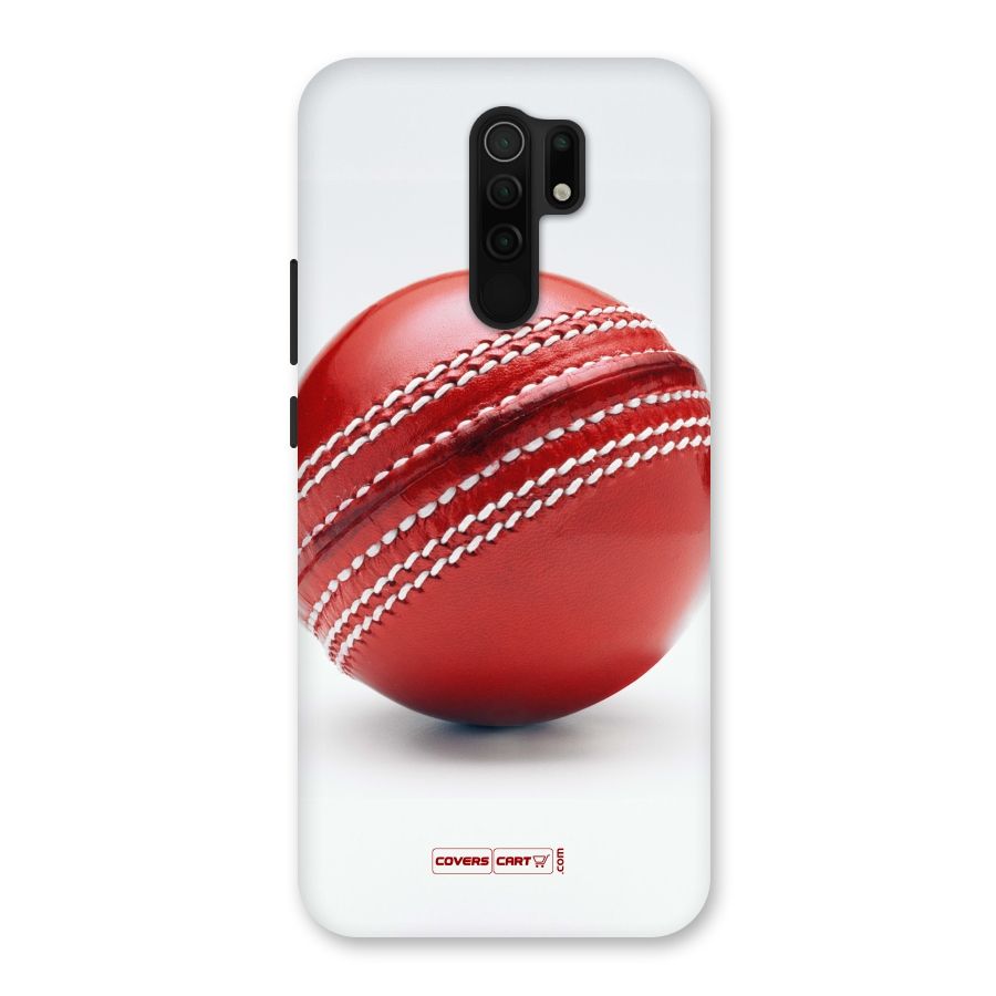 Red International Cricket Ball Back Case for Poco M2