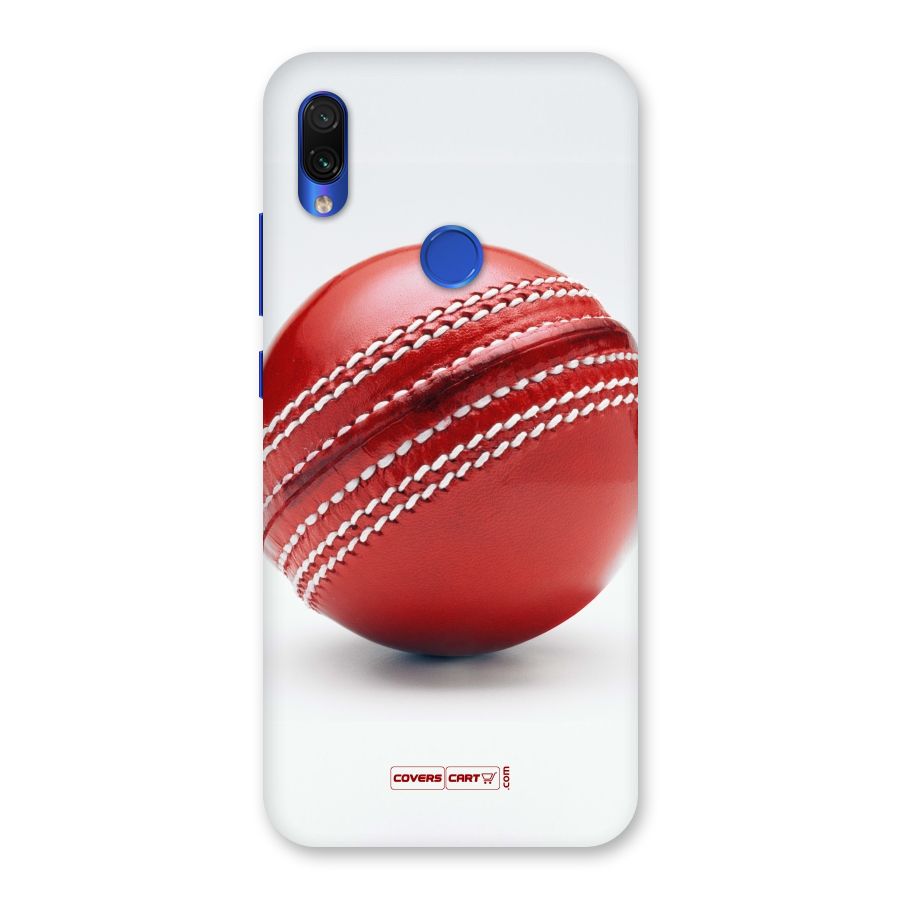 Red International Cricket Ball Back Case for Redmi Note 7S