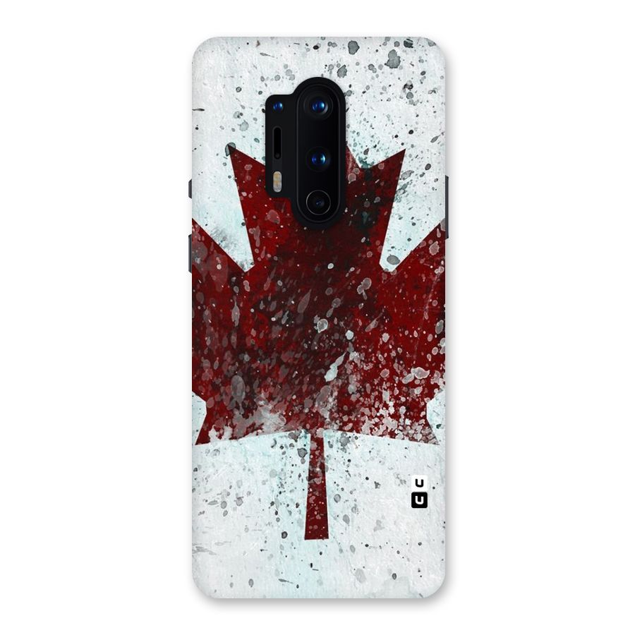 Red Maple Snow Back Case for OnePlus 8 Pro