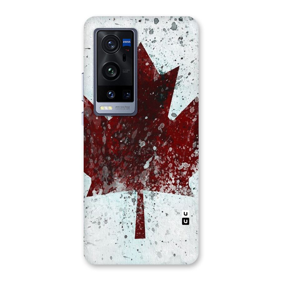 Red Maple Snow Back Case for Vivo X60 Pro Plus