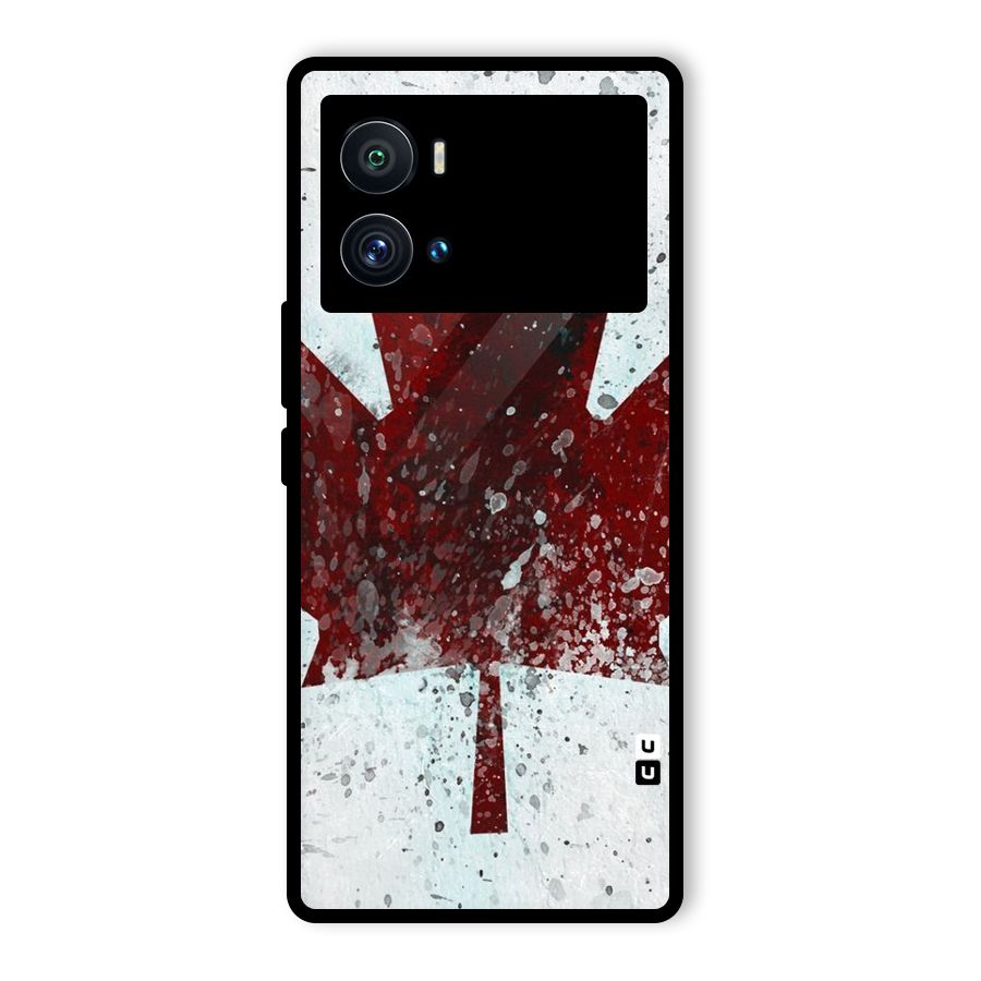 Red Maple Snow Glass Back Case for Vivo iQOO 9 Pro