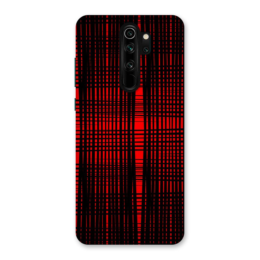 Red Net Design Back Case for Redmi Note 8 Pro