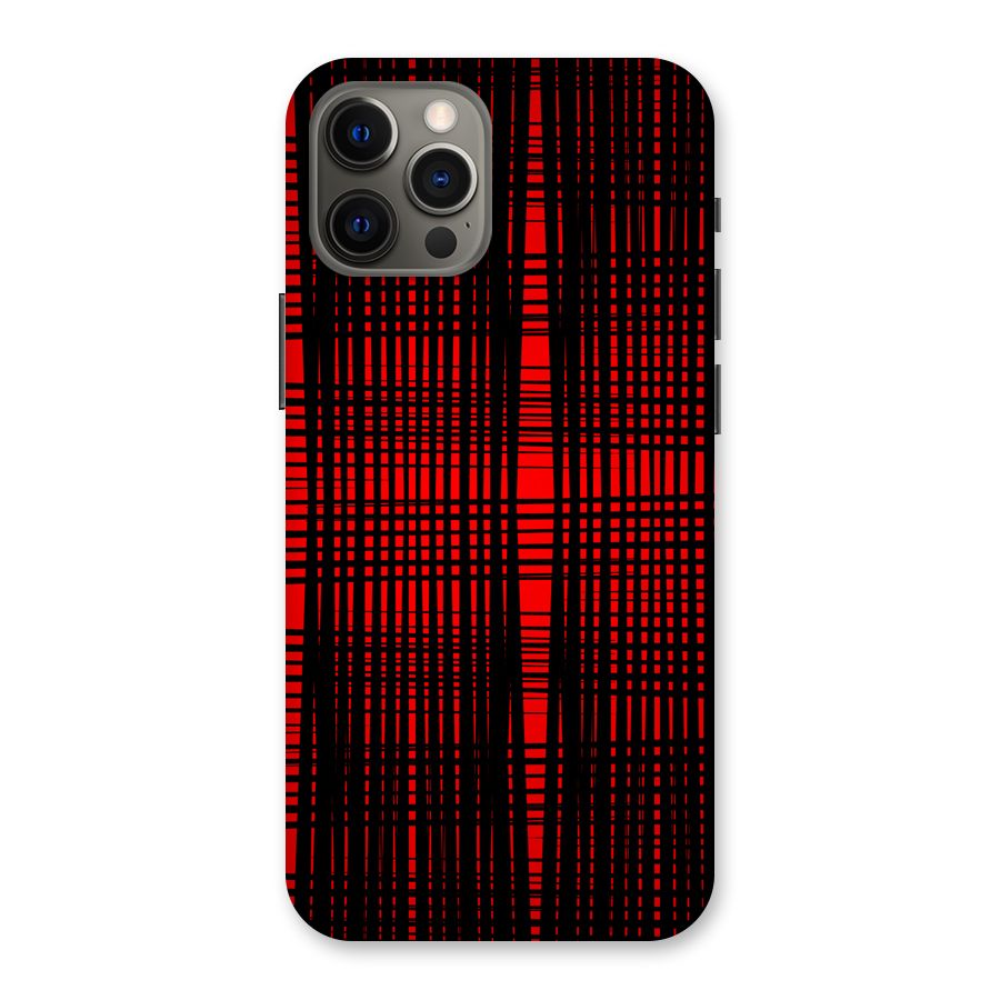 Red Net Design Back Case for iPhone 12 Pro Max