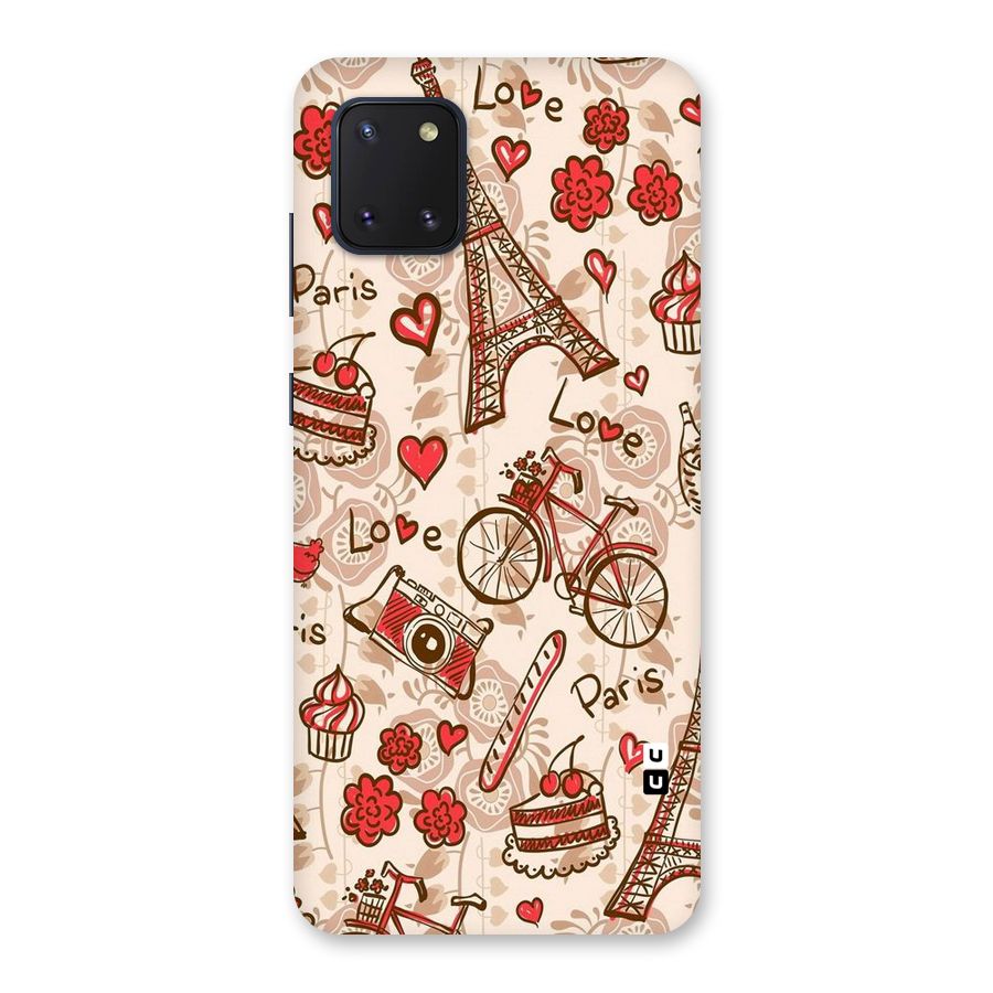 Red Peach City Back Case for Galaxy Note 10 Lite
