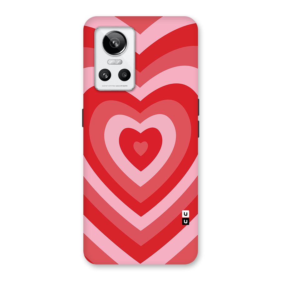 Red Retro Hearts Back Case for Realme GT Neo 3