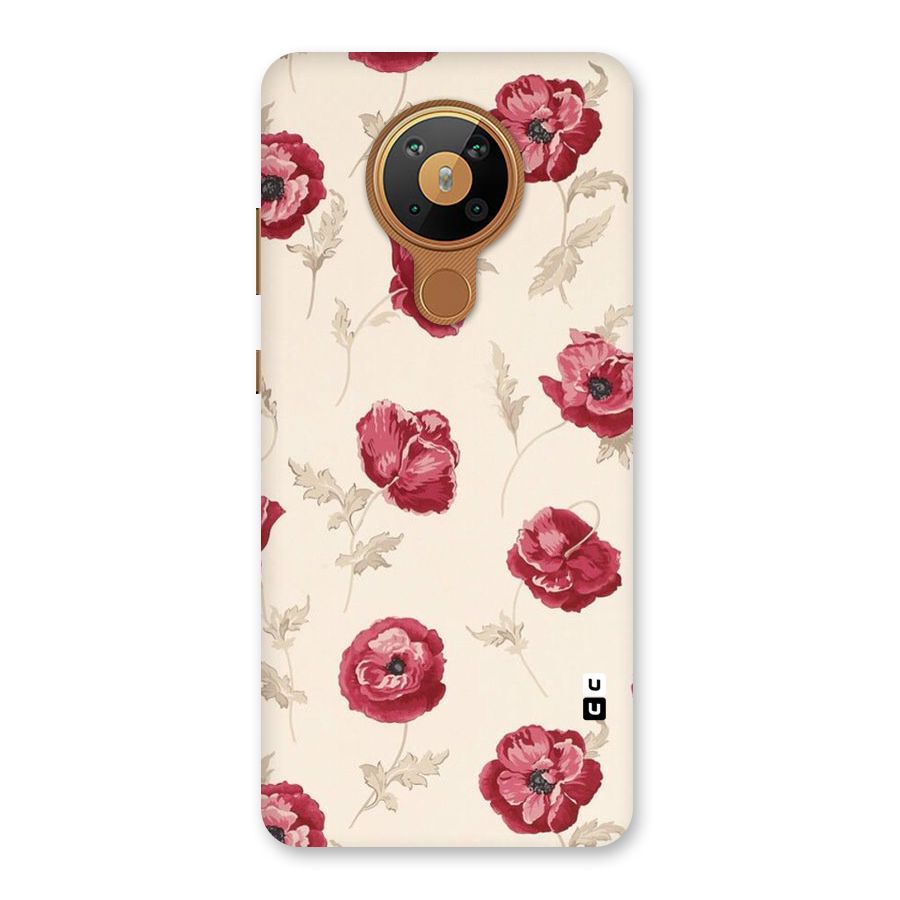 Red Rose Floral Art Back Case for Nokia 5.3