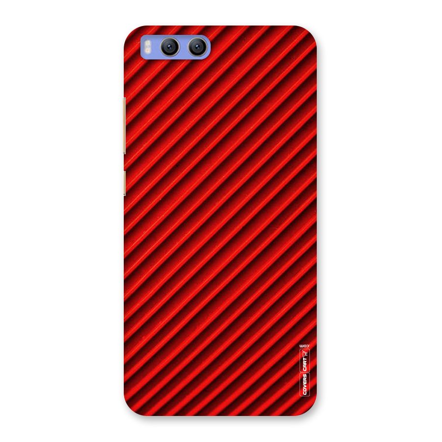 Red Rugged Stripes Back Case for Xiaomi Mi 6
