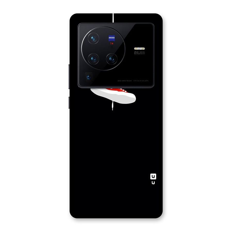 Red Shoe Hanging Back Case for Vivo X80 Pro