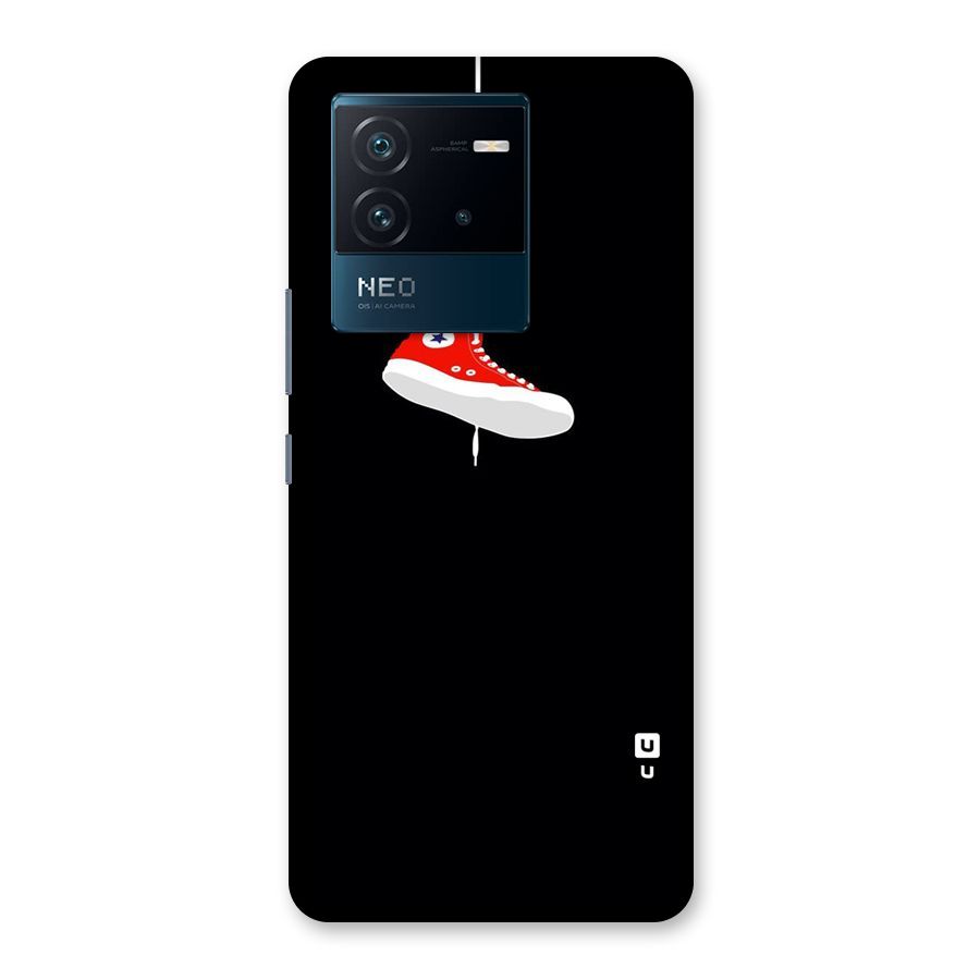Red Shoe Hanging Back Case for Vivo iQOO Neo 6 5G