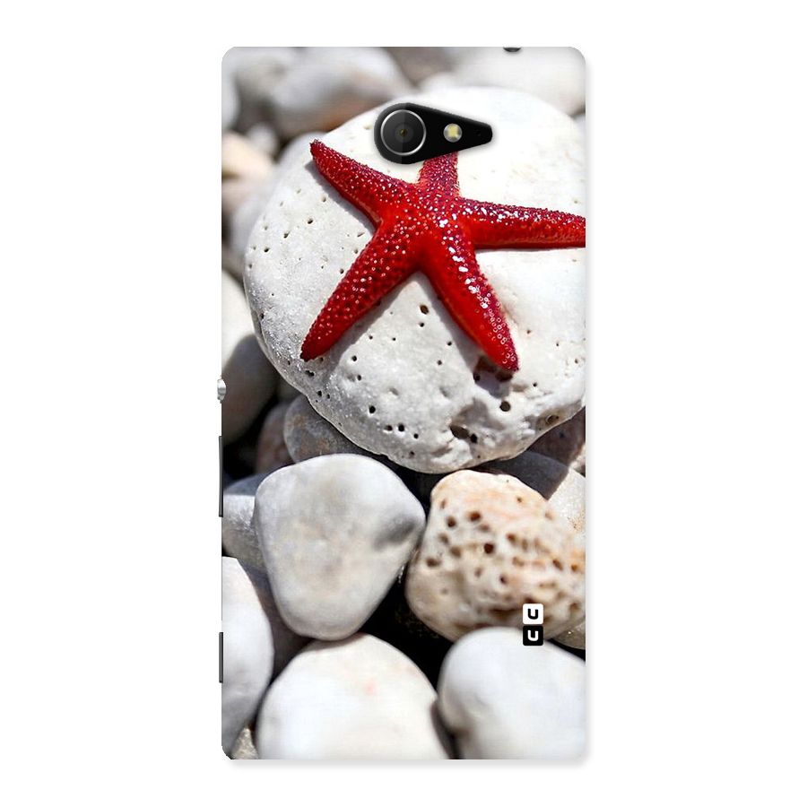 Red Star Fish Back Case for Sony Xperia M2