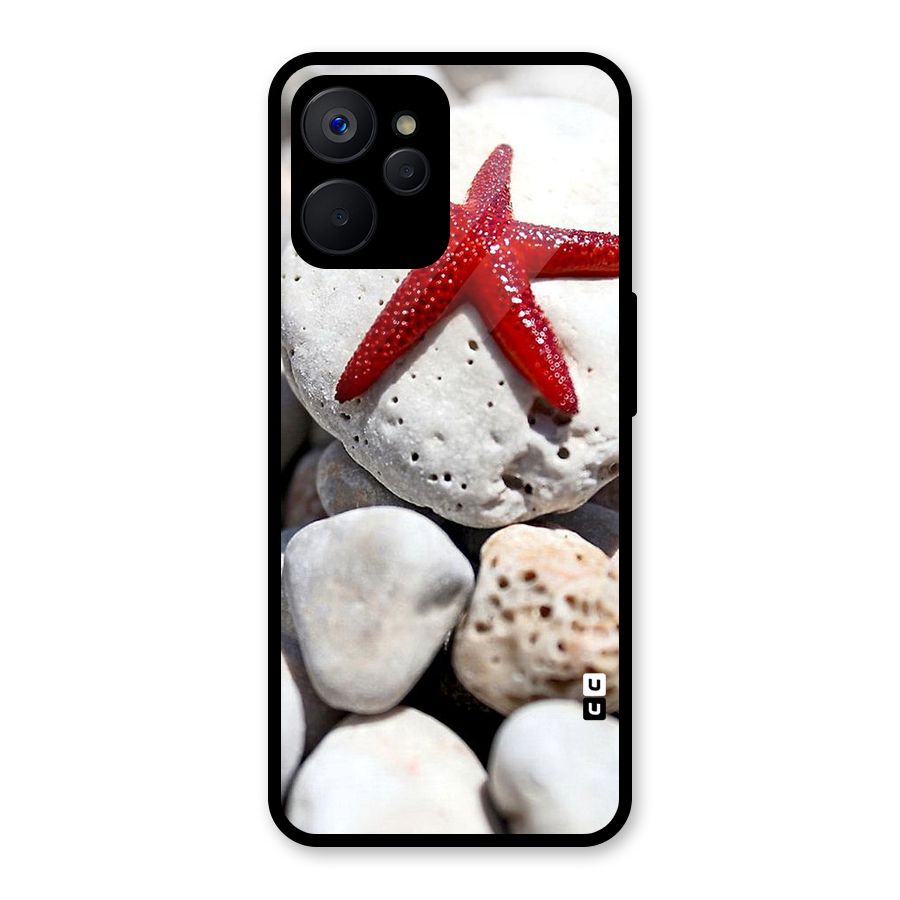 Red Star Fish Glass Back Case for Realme 9i 5G