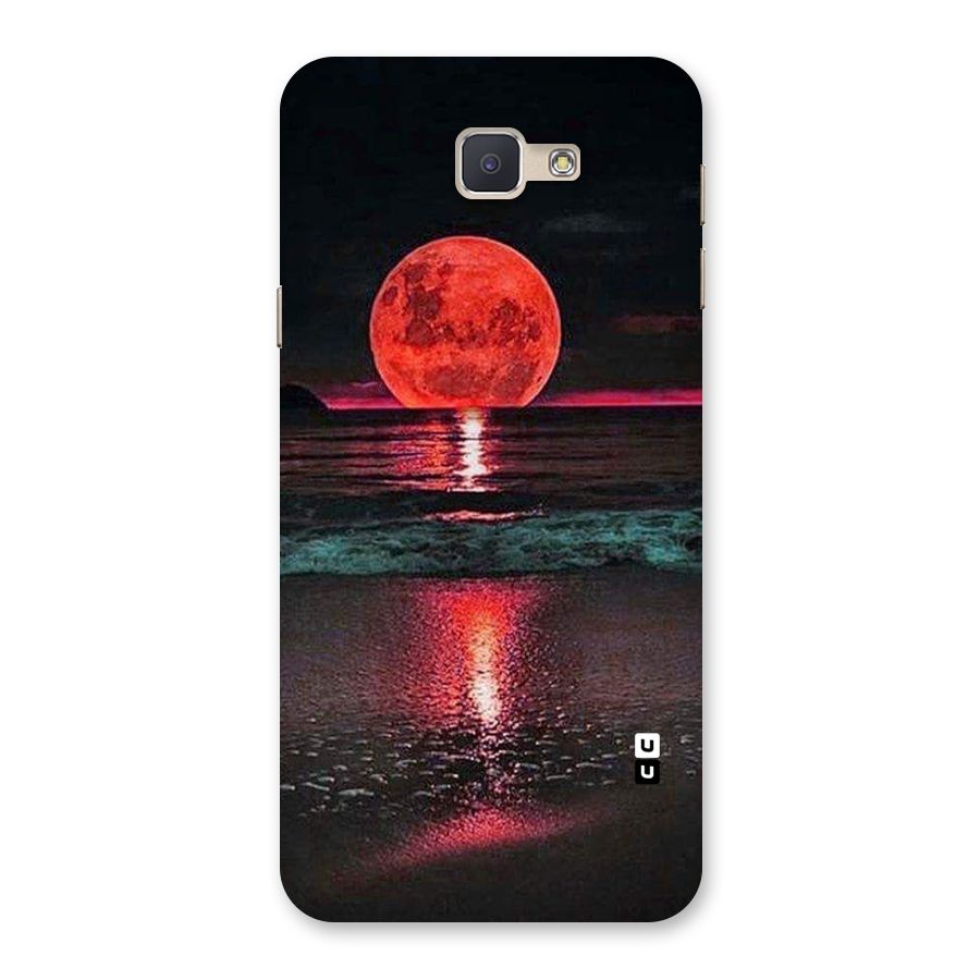 Red Sun Ocean Back Case for Galaxy J5 Prime