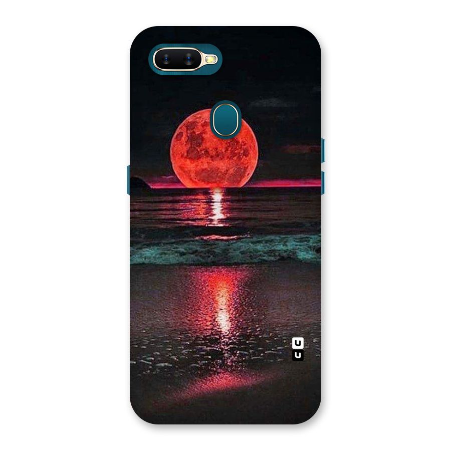 Red Sun Ocean Back Case for Oppo A11k