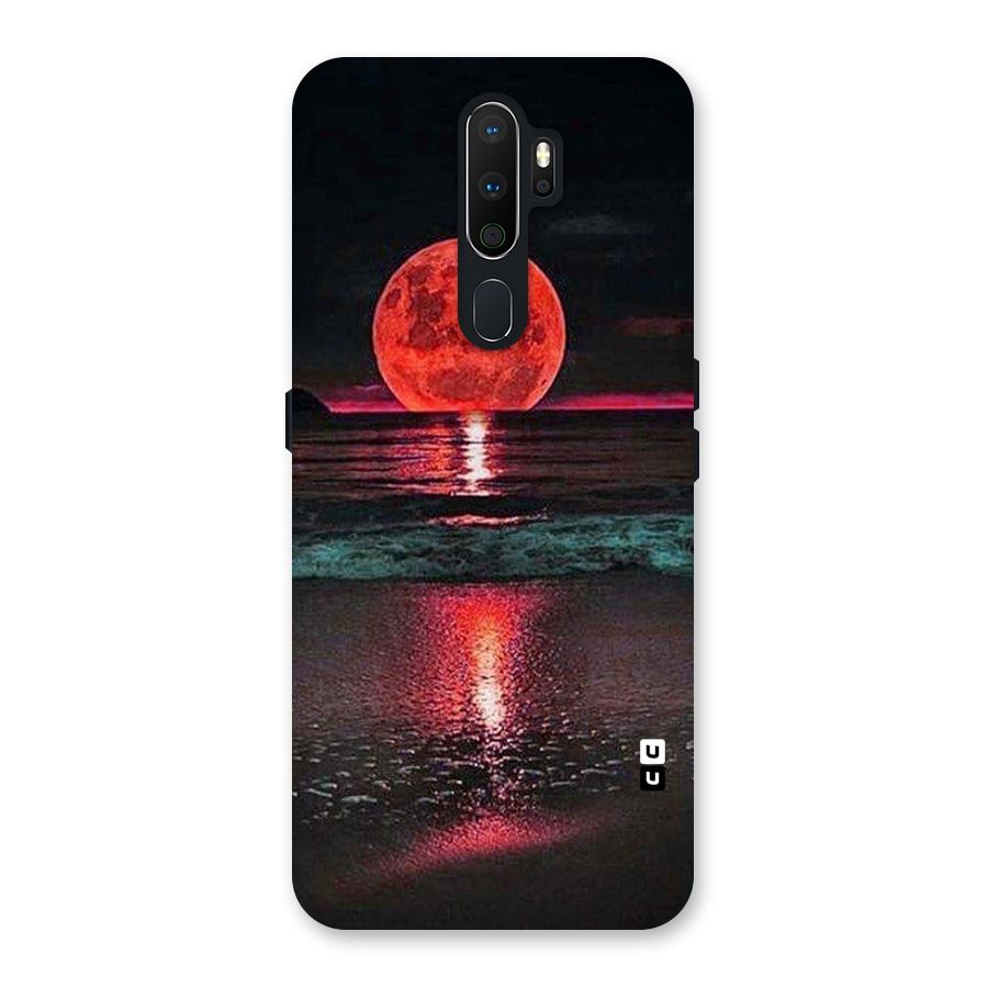 Red Sun Ocean Back Case for Oppo A5 (2020)